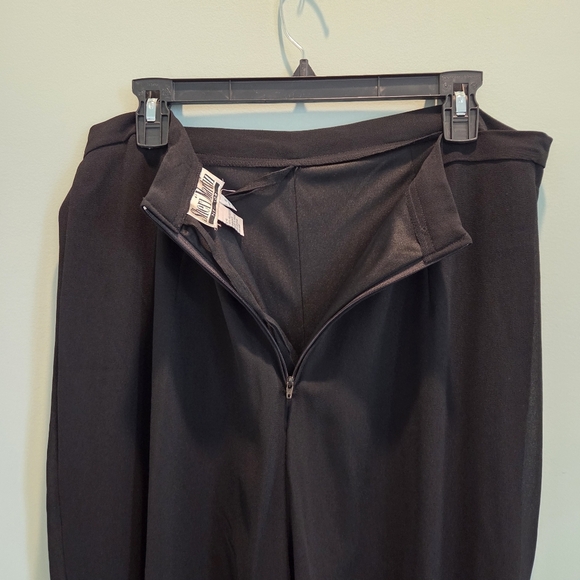 Sheri Martin New York Two-Piece Pant Set Size 18 Vintage Black Chinese-Style - Picture 11 of 16